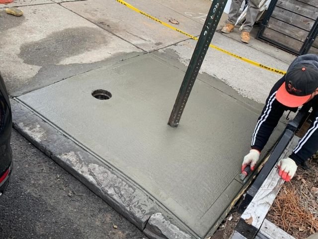 sidewalk crack repair nyc