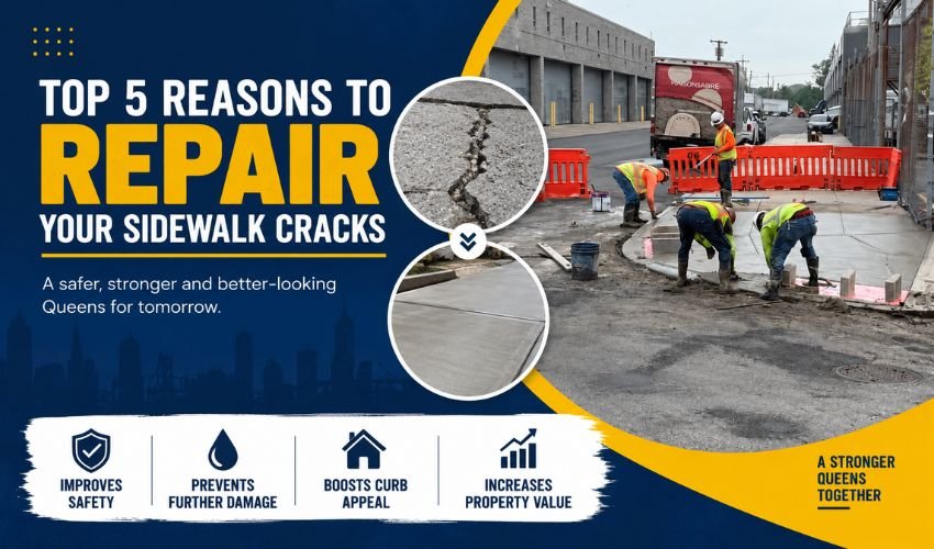 sidewalk crack repair